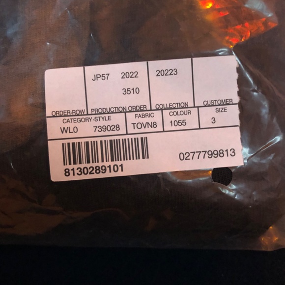 Balenciaga Crypto T-shirt Size Medium Unisex NWT Unused Black - Picture 2 of 5